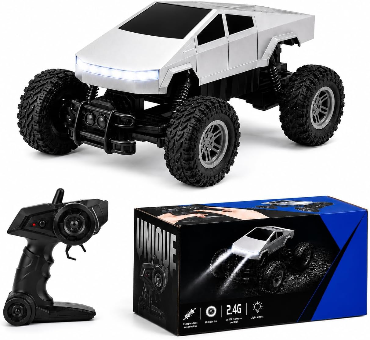Rc Hobby Grade Truck - รถบังคับวิทยุ 1:18 สำหรับเด็ก, รถบรรทุก 4WD ความถี่