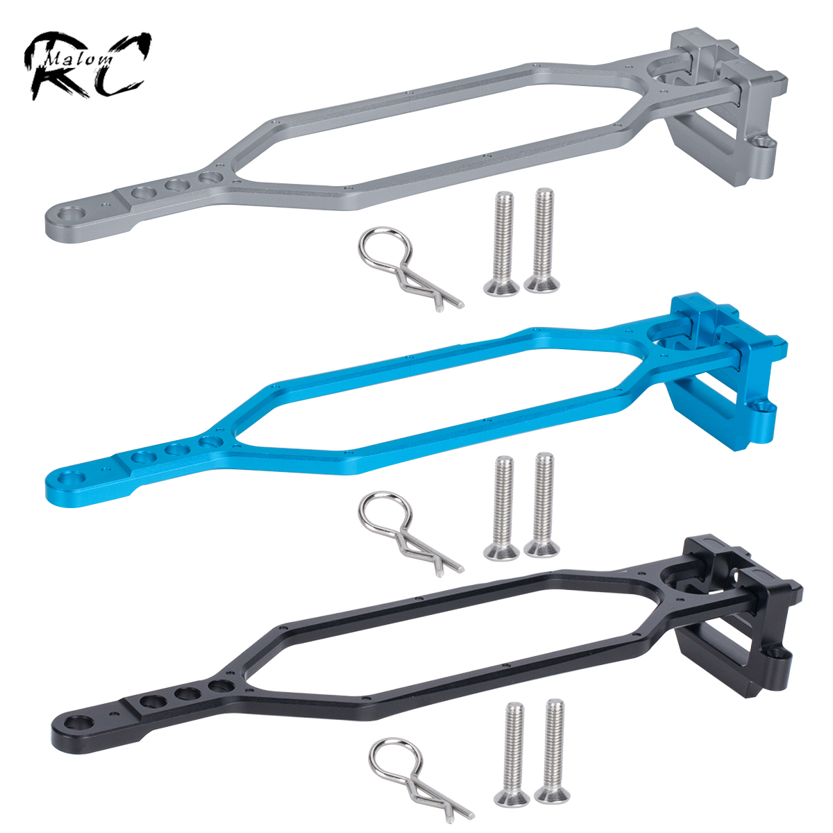 Rc Crawler 4X4 - CNC อลูมิเนียมถือชุดแบตเตอรี่ขยายความจุสําหรับ Traxxas BL-2S Slash 4x4