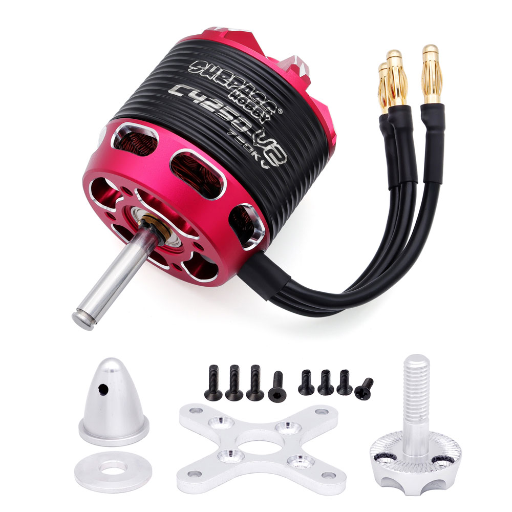 Rc Hobby Grade - มอเตอร์ไร้แปรงถ่าน SURPASS HOBBY C4240 750KV/850KV C4250
