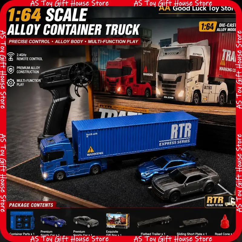 รถบรรทุกพ่วงบังคับวิทยุ RTR ขน - Rc Hobby Grade Truck บทวิจารณ์และราคา
