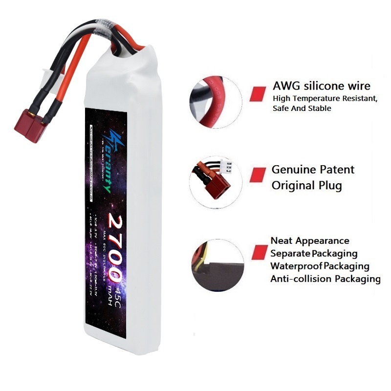 1/3ชิ้น2S 7.4V LiPo แบตเตอรี่2 - Rc Hobby Grade บทวิจารณ์และราคา