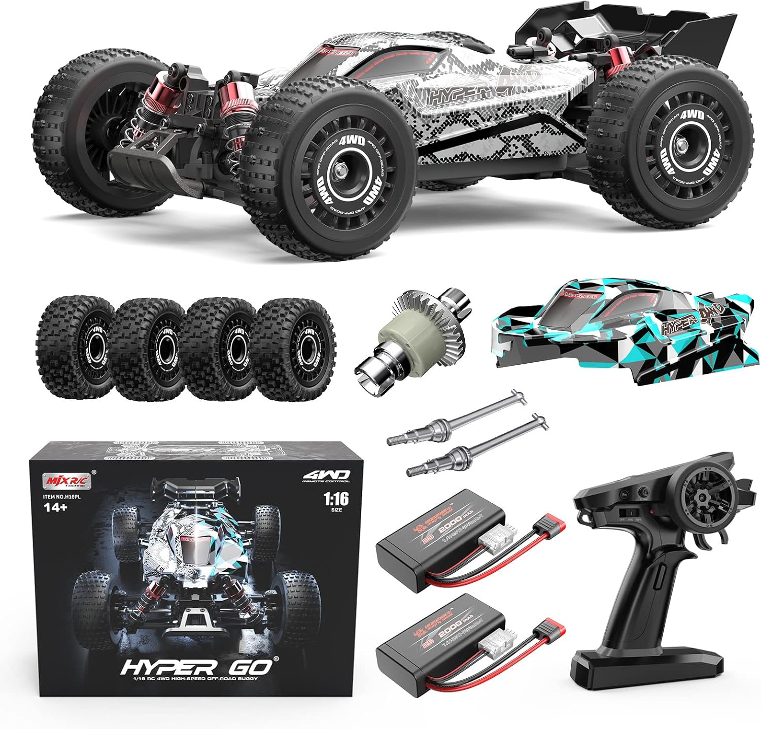 รถบั๊กกี้บังคับวิทยุแบบไร้แปรง - Rc Hobby Grade Truck บทวิจารณ์และราคา