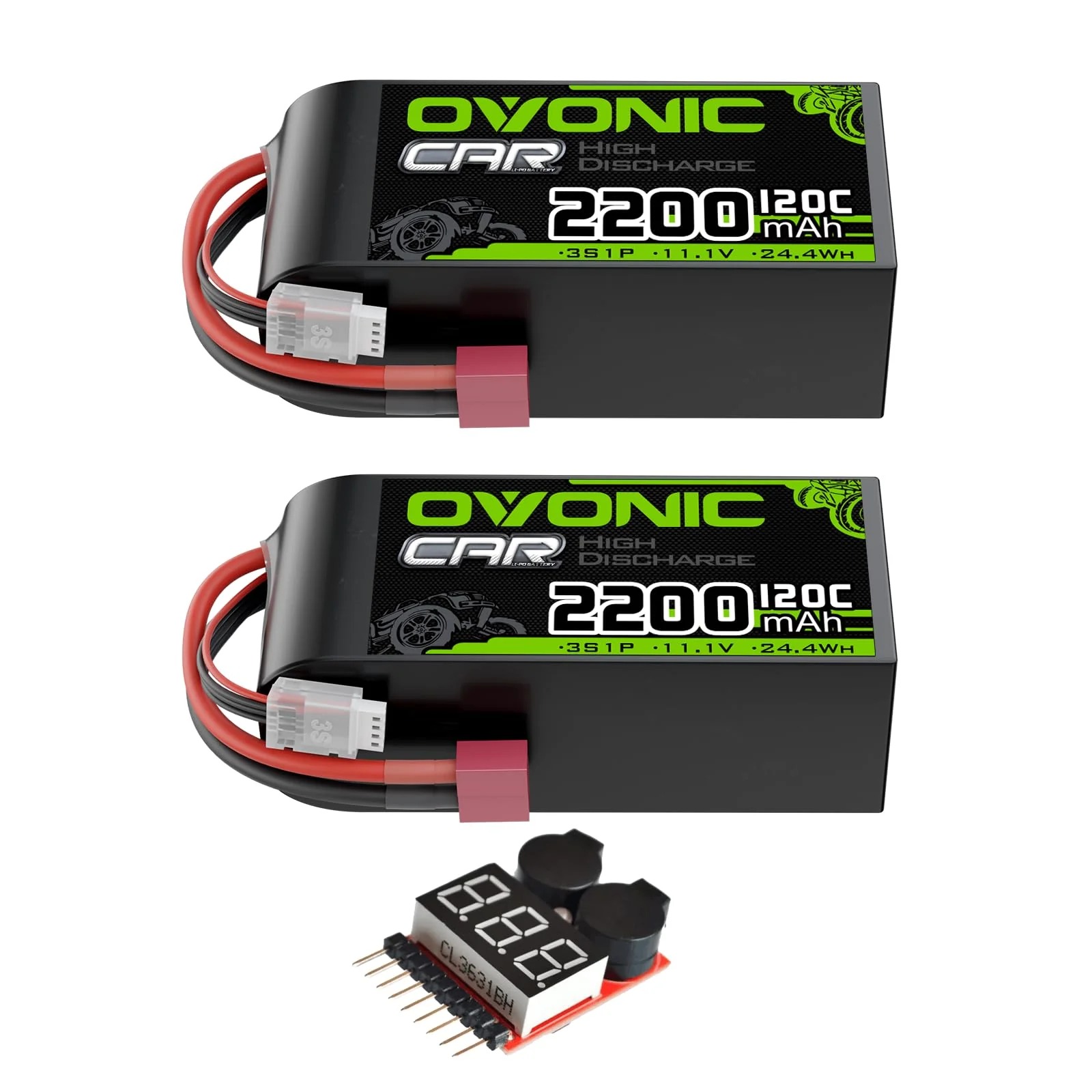 แบตเตอรี่ OVONIC 3S LiPo แบบสั - Rc Hobby Grade Truck บทวิจารณ์และราคา
