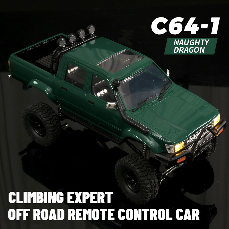Full Scale WPL C64 4WD รถปีนเข - Rc Hobby Grade Truck บทวิจารณ์และราคา