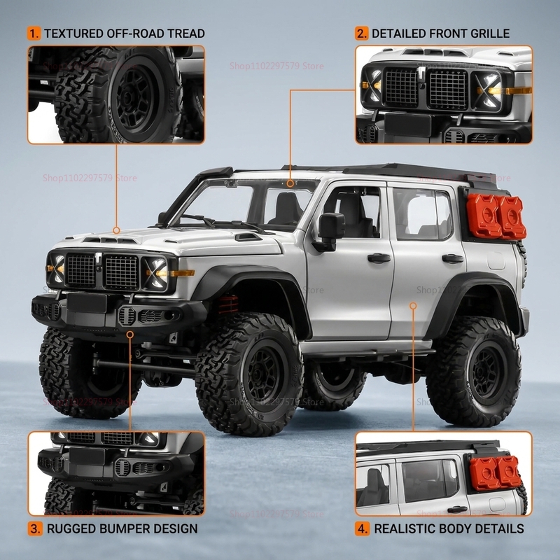 MN300 รถบังคับวิทยุ 4WD ขนาด 1 - Rc Hobby Grade Truck บทวิจารณ์และราคา