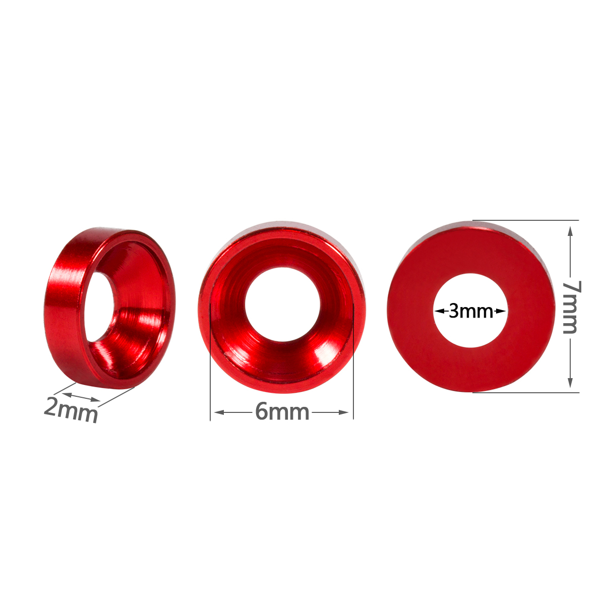 อลูมิเนียม M3 Anodized Counter - Rc Crawler 4X4 บทวิจารณ์และราคา